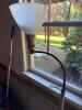 Mid-Century Modern Torchiere Floor Lamp with Frosted Glass Shade - 3