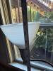 Mid-Century Modern Torchiere Floor Lamp with Frosted Glass Shade - 11