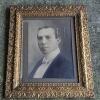 Antique Framed Portrait Photograph in Ornate Gilt Frame