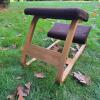 Kneeling Ergonomic Chair Scandinavian-Style Bentwood Frame - 3