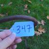 Wrought Iron Garden Hook Stand with Scroll Top - 5