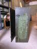 U.S. Army Green Wooden Military Footlocker Trunk with Metal Hardware - 2