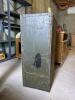 U.S. Army Green Wooden Military Footlocker Trunk with Metal Hardware - 5