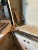 Antique Flat Top Steamer Trunk with Wood and Metal Detailing - 6