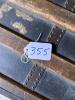 Antique Flat Top Steamer Trunk with Wood and Metal Detailing - 10