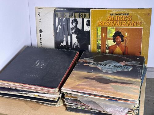 Vintage Vinyl Records: Brewer & Shipley, Fredrick Martin Band, Cat Stevens, Rolling Stones, Arlo Guthrie