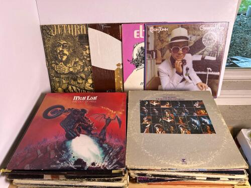 Vintage Rock Vinyl Records: Meat Loaf, Elton John, Jethro Tull, Otis Redding & The Jimi Hendrix Experience