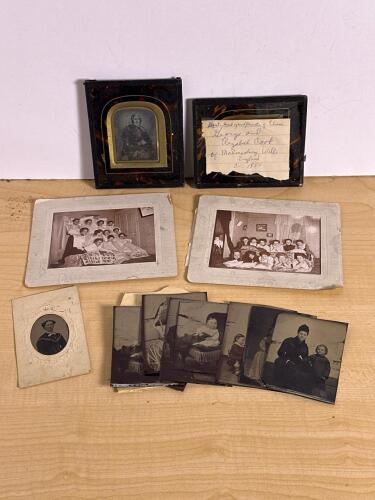19th Century Tintype and Cabinet Card Photographs Group