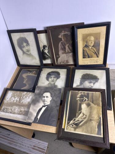 Antique Portrait Photographs in Early 20th-Century Style