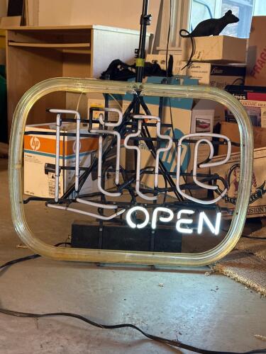 Miller Lite Neon Open Sign Light-Up Advertising
