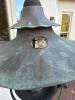 80" Tall and Heavy Outdoor Hanging Lantern in Rustic Wrought Iron Stand - 8