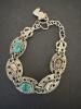 Egyptian-Style Scarab Necklace and Bracelet Jewelry - 2