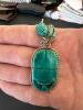 Egyptian-Style Scarab Necklace and Bracelet Jewelry - 6