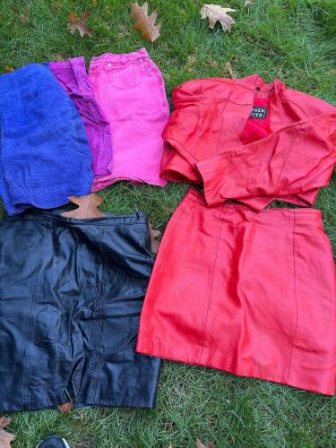 Women's Leather and Suede Skirts