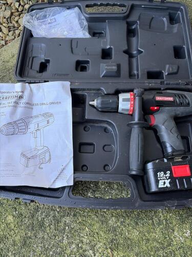 Craftsman 19.2V EX Cordless Drill-Driver in Case