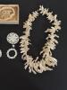 Carved Mother of Pearl Pins, Necklace and More - 2