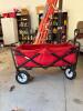 Collapsible Red Utility Wagon with Handle - 4