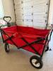 Collapsible Red Utility Wagon with Handle - 5