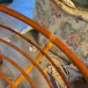 Papasan Chair Rattan Frame in MCM Style - 4