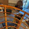 Papasan Chair Rattan Frame in MCM Style - 5