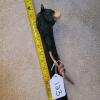 Large Hand Carved Bear Head Walking Stick With Leather Strap - 5