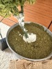 Cypress Home Lighted Faux Topiary with Burlap Bow in Galvanized Pot - 5
