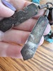 Silver and Turquoise Nugget Necklace with Pendant and Feathers - 3