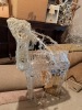 Lighted Wire Frame Reindeer Holiday Yard Decoration