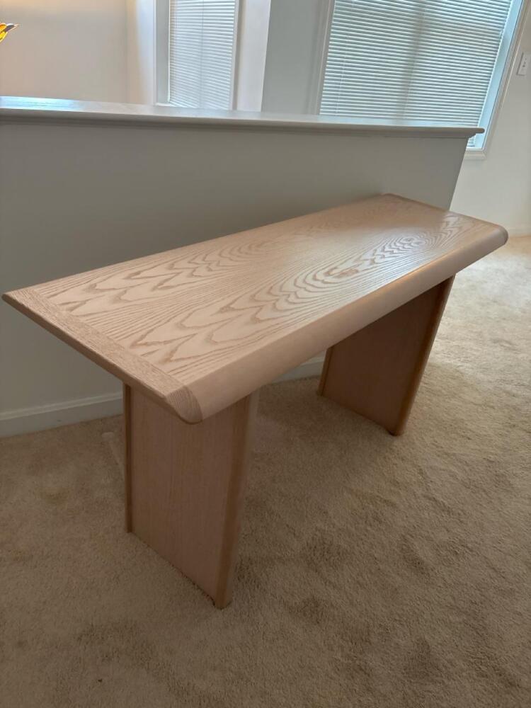 Modern Minimalist Solid Wood Console Table | Bedford NH: Original ...